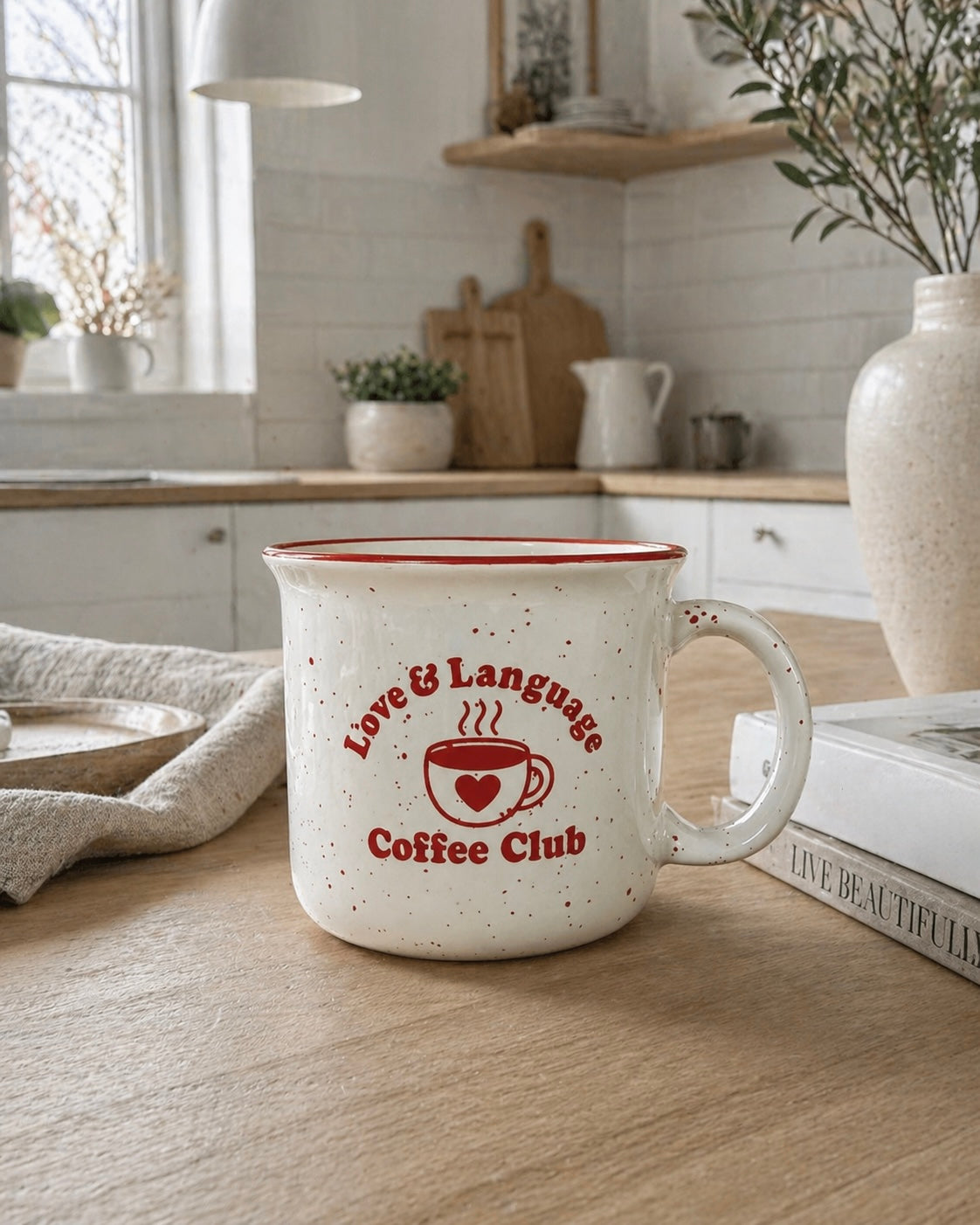 Love and Language Coffee Mug