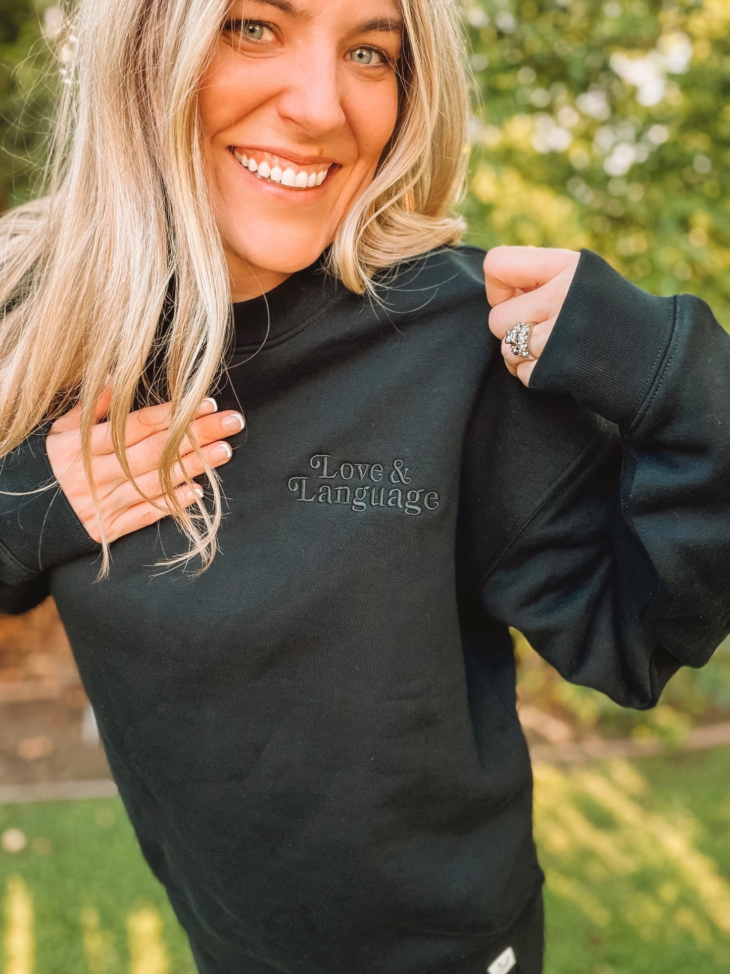 Love and Language Luxury Crewneck