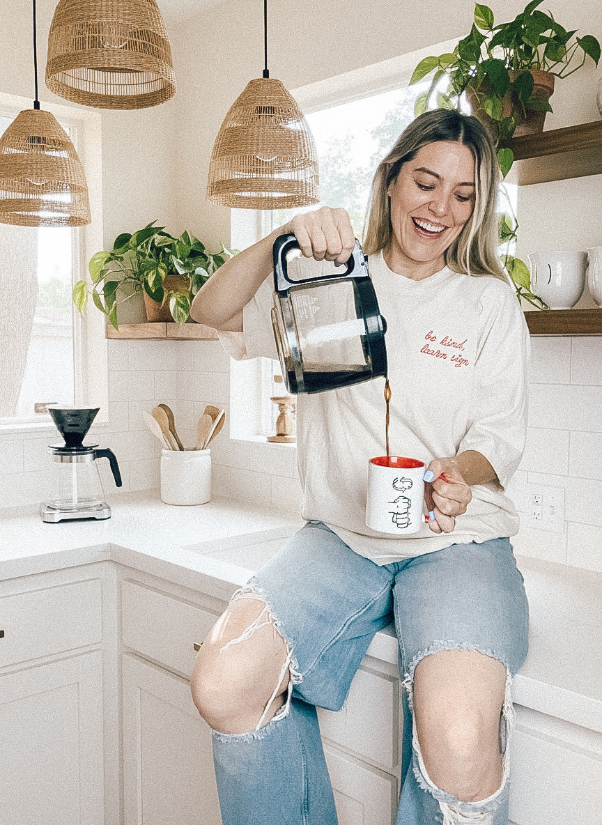 Love and Language Coffee Club Tee